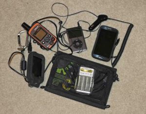 Just a few of the technology choices backpackers have when hitting the trail. 